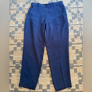 J. Crew Factory women’s wide leg Navy Jamie Dress Pant size 10